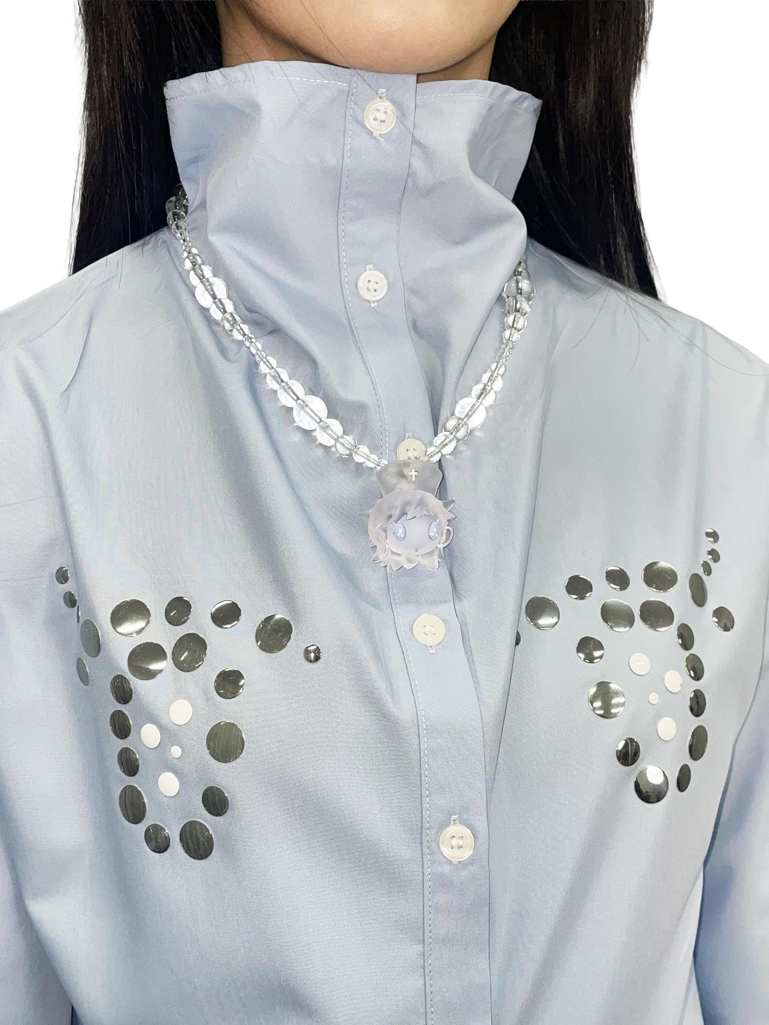 takeabreak Frosted Transparent Nurse Girl Women&