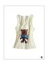 takeabreak_Light_Goose_Yellow_Bow_Angel_Bear_Inkjet_Print_U_Neck_Women&