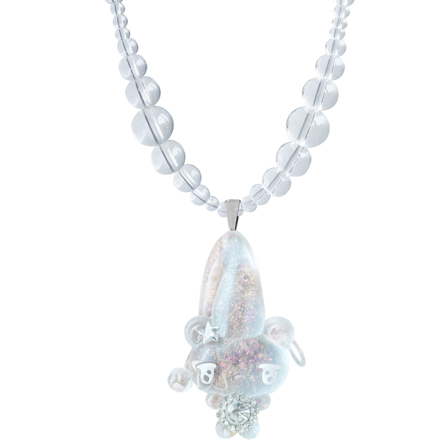 takeabreak_Pink_Sleeping_Bear_Crystal_Pendant_Women&