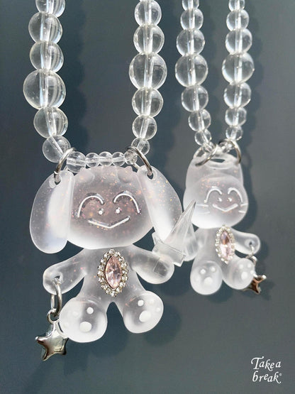 takeabreak Pink Translucent Original Cat And Dog Agent Women&