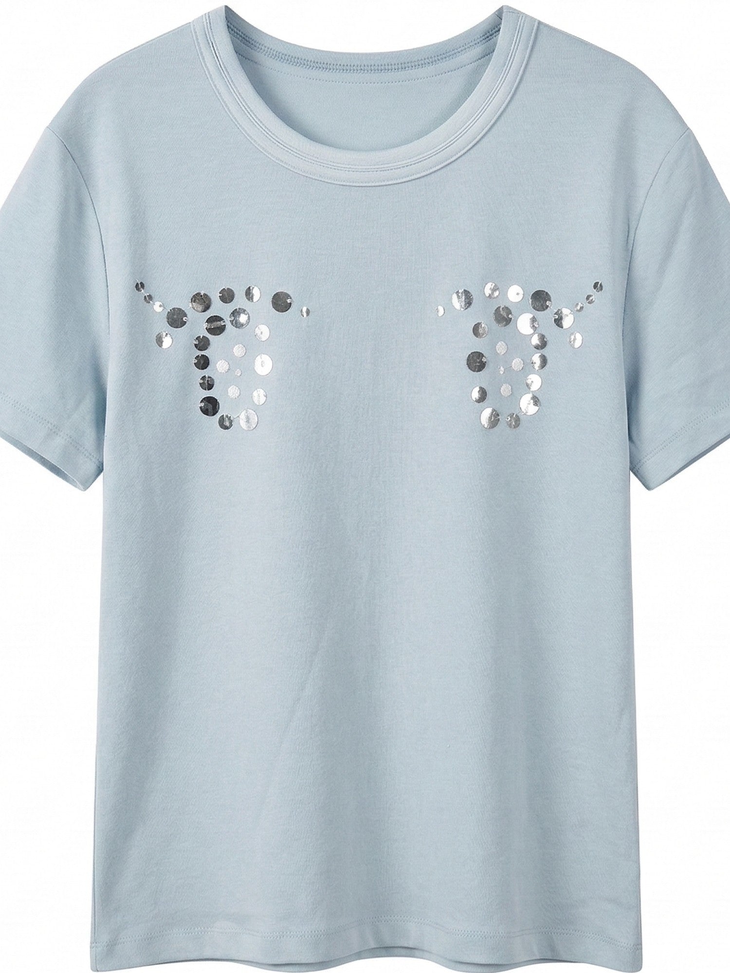 takeabreak Playful Rhinestone Cartoon Big Eyes Women&