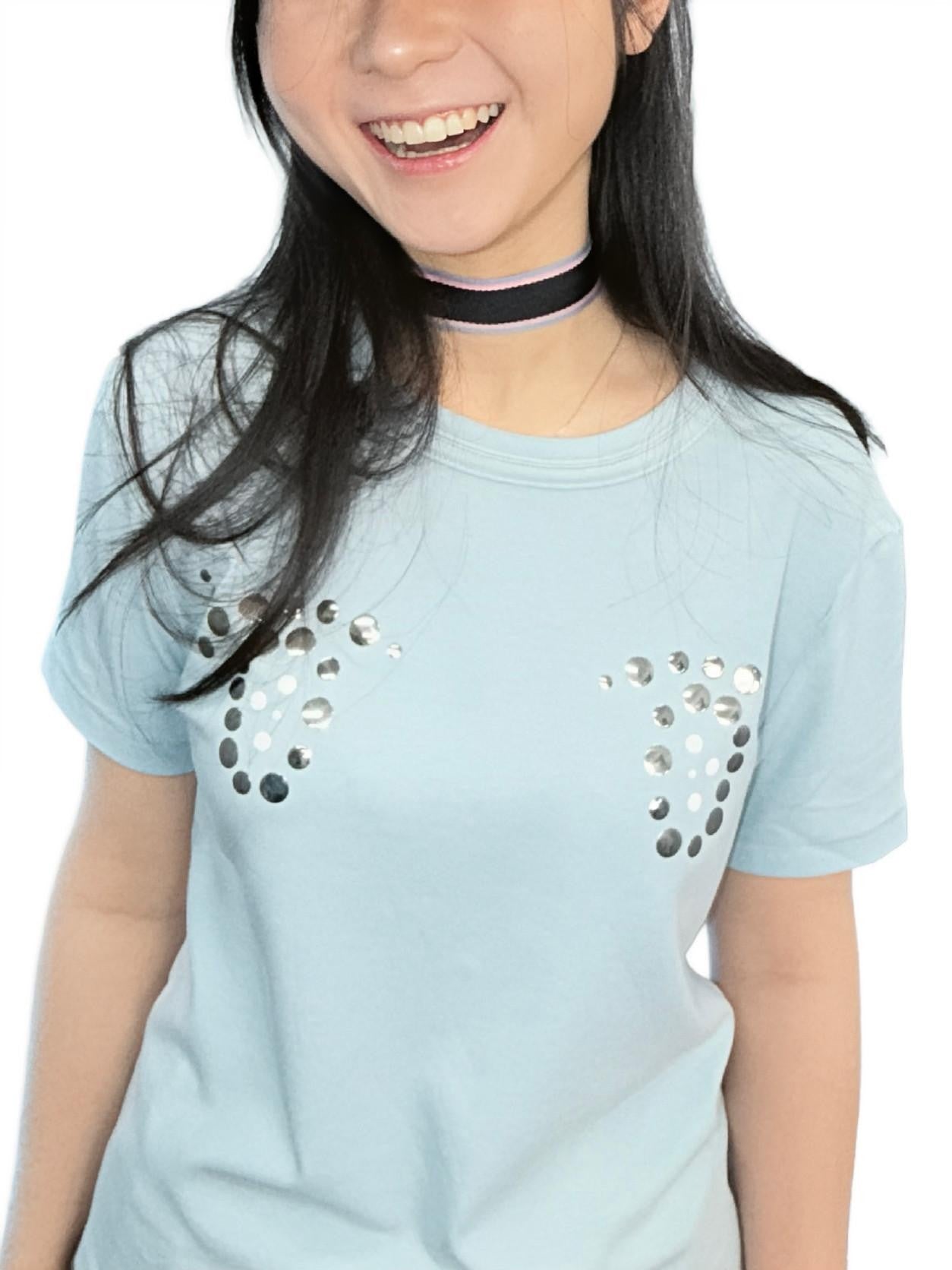 takeabreak Playful Rhinestone Cartoon Big Eyes Women&