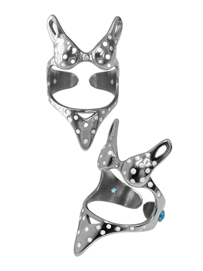 takeabreak Polka Dot Bikini Star Open Punk Women&