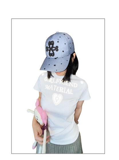 takeabreak Reflective Heart Letter Print Playful Women&