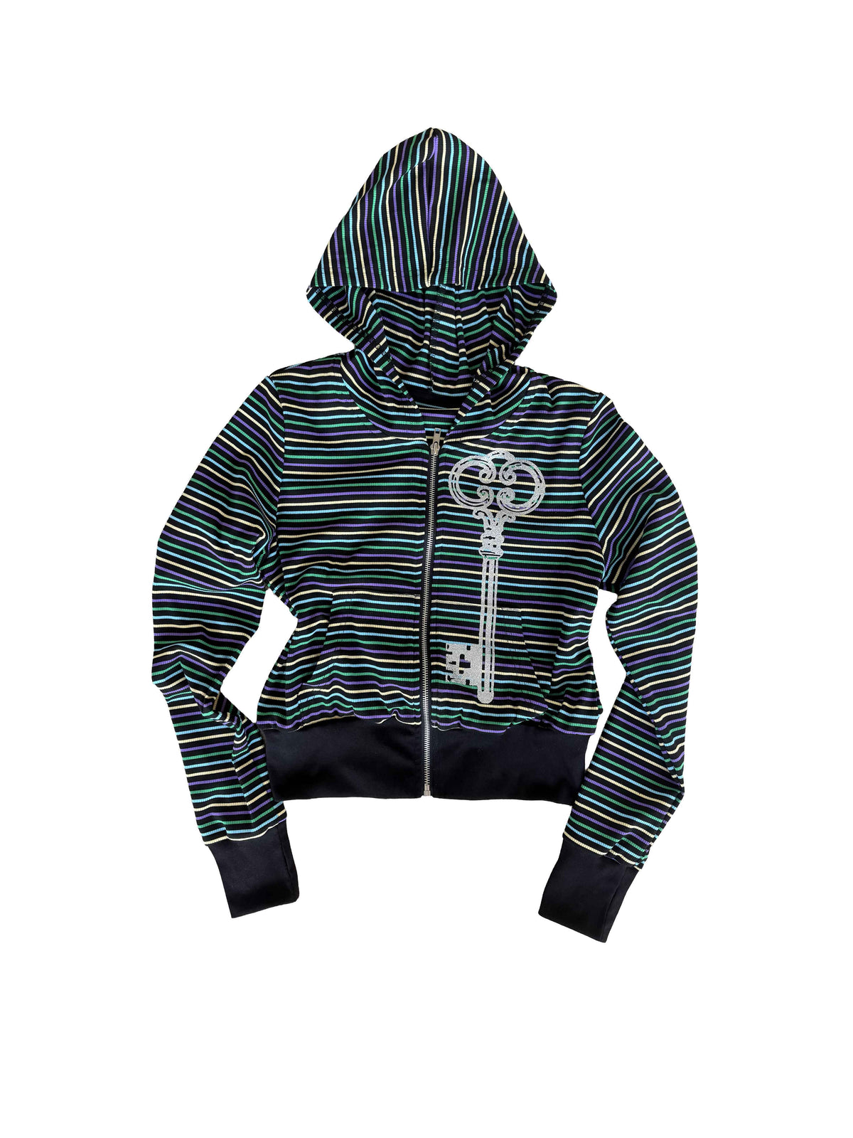takeabreak_Retro_Colorful_Striped_Print_Waist_Cinched_Women&