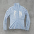 takeabreak_Silver_Baby_Blue_Figure_Print_Cinched_Waist_Stand_Collar_Women&