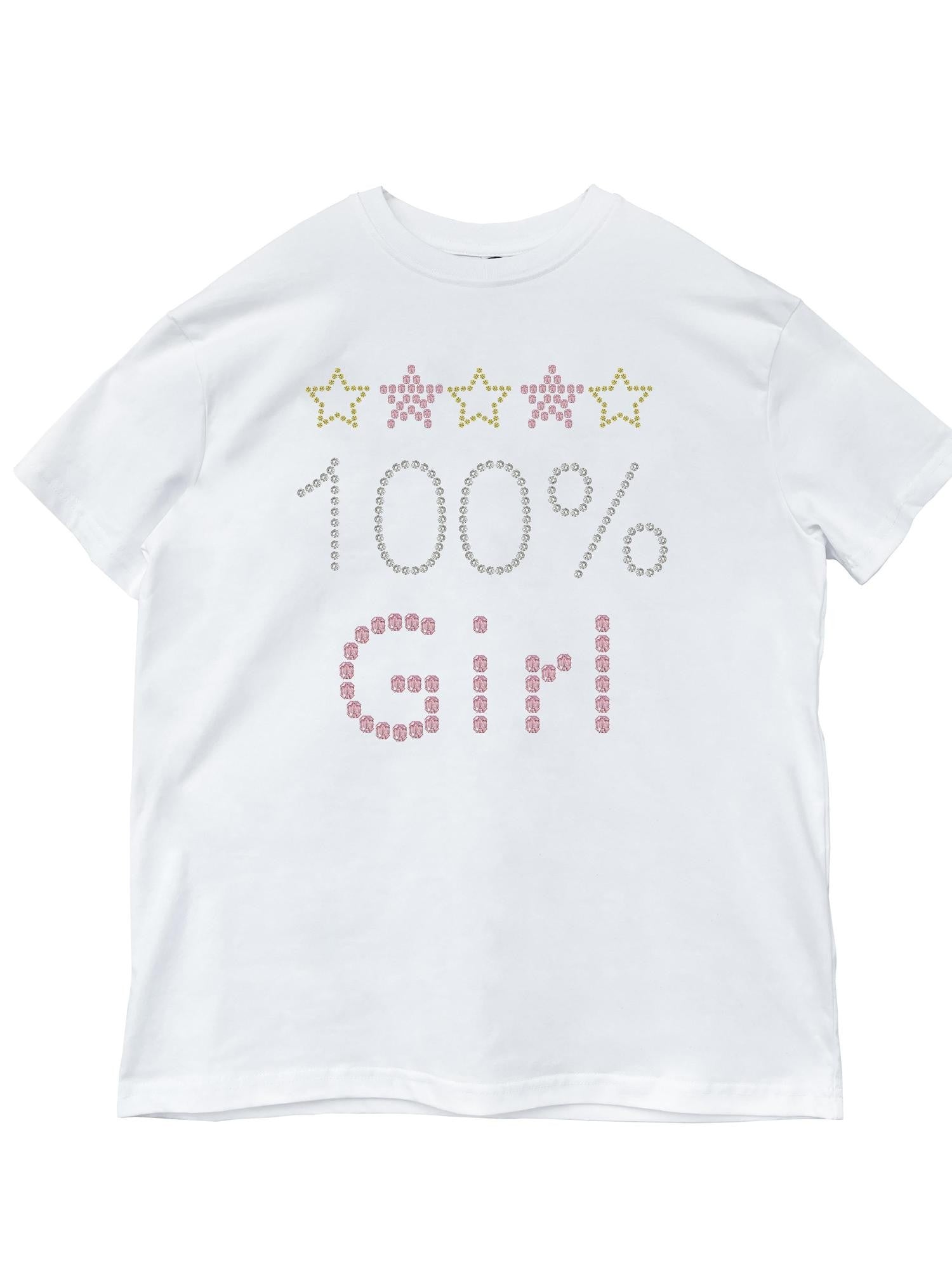takeabreak Soft White Street Print Hotfix Letters Women&