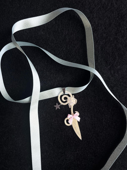 takeabreak Swirl Dagger Bow Ribbon Women&