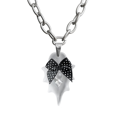 takeabreak_Transparent_Shell_Zircon_Inlay_Polka_Dot_Bow_Women&