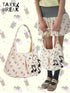 takeabreak Waffle Allover Bear Music Note Glitter Stars Magnetic Snap Women&