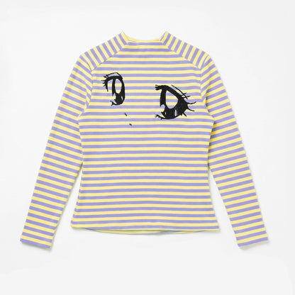 takeabreak_Yellow_Purple_Striped_Comic_Big_Eye_Print_Women&