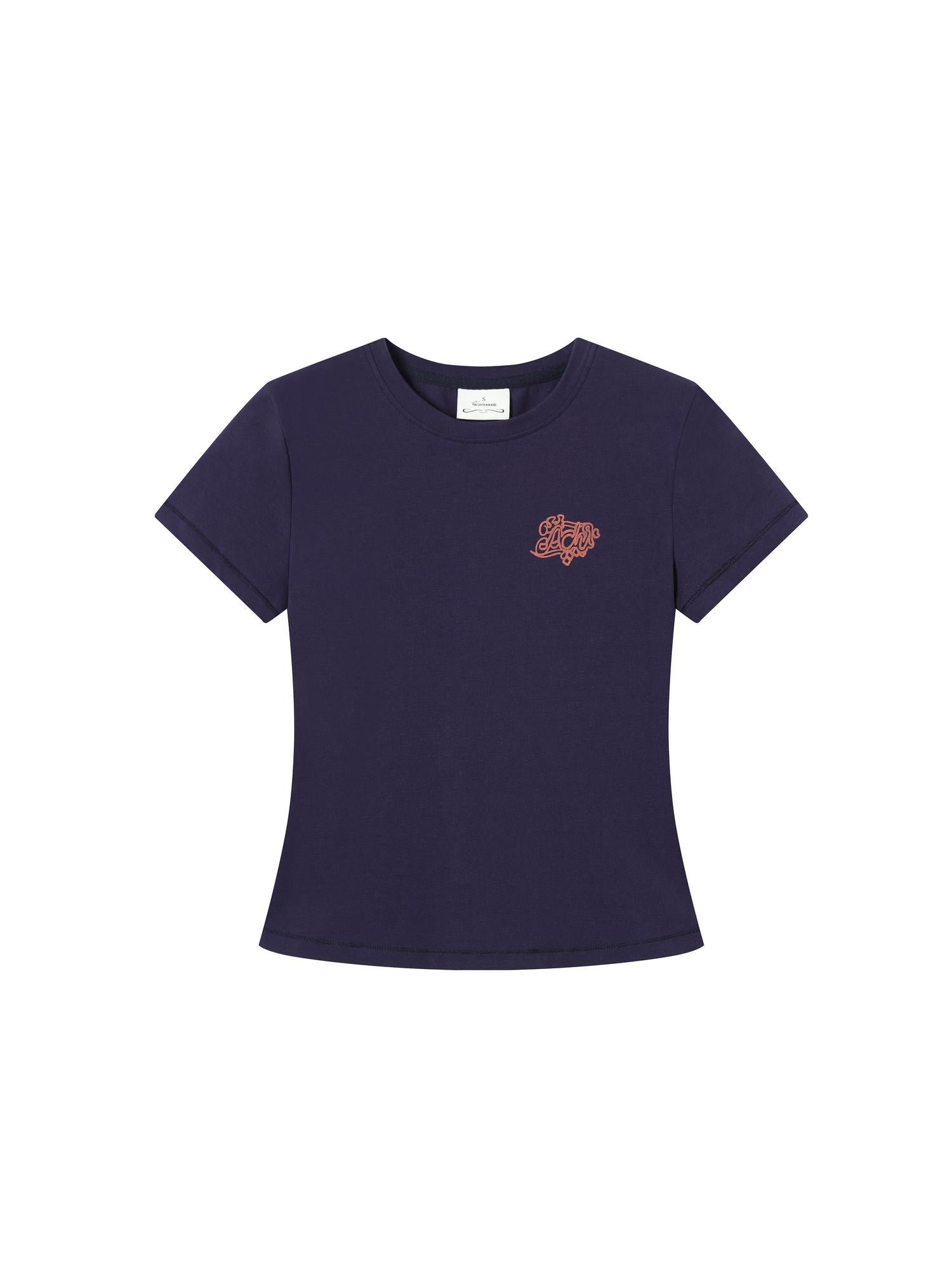 Achihara Summer Slim Fit Waist Defining Cotton T Shirt
