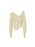 SweetChilling V-Neck Knit Sweater & Layered Pleated Skirt Set For Women
