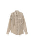 NO ROMANCE Vintage Punk Sheer Chiffon Dot Checkered Oversized Shirt