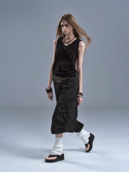 wear And tear Black Hooded Contrast Kangaroo Pocket Faux Layered Women&