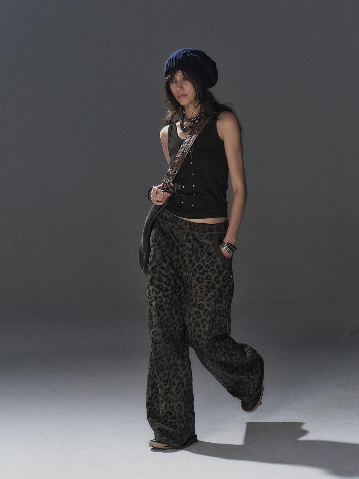 wear And tear Black Rhinestone Frayed Edge Street Punk Stretch Women&