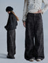 wear_And_tear_Camouflage_Studded_Pocket_Split_Wash_Streetwear_Women&