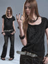 wear_And_tear_Speckled_Gray_Printed_Henley_Placket_Slim_Women&