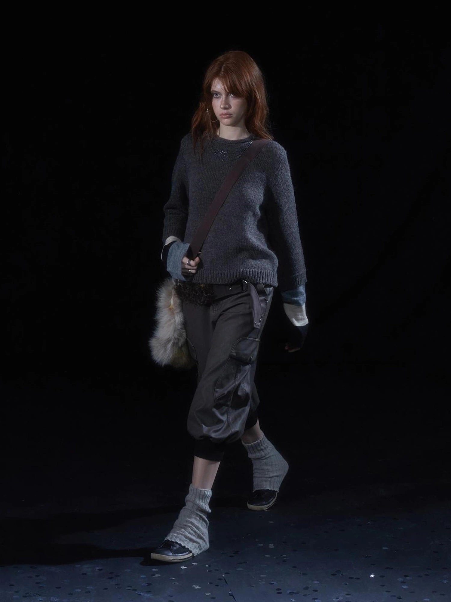 wear And tear Two Tone Icelandic Knit Sweater