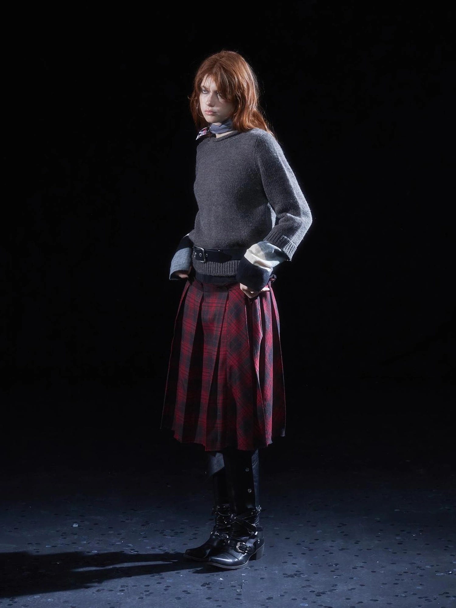 wear And tear Two Tone Icelandic Knit Sweater