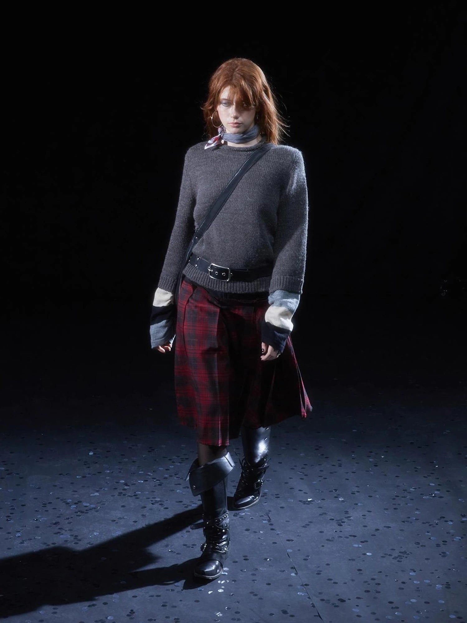 wear And tear Two Tone Icelandic Knit Sweater