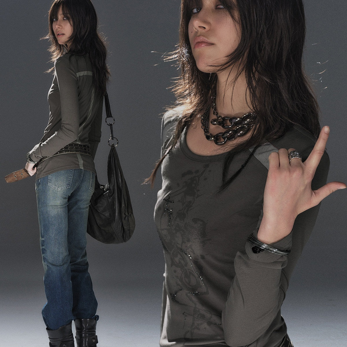 wear_And_tear_Two_Tone_Mesh_Rhinestone_Pleated_Women&