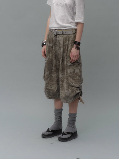 wear_And_tear_Vintage_Camo_Cargo_Shorts_With_Drawstring_Studs_MISSTT