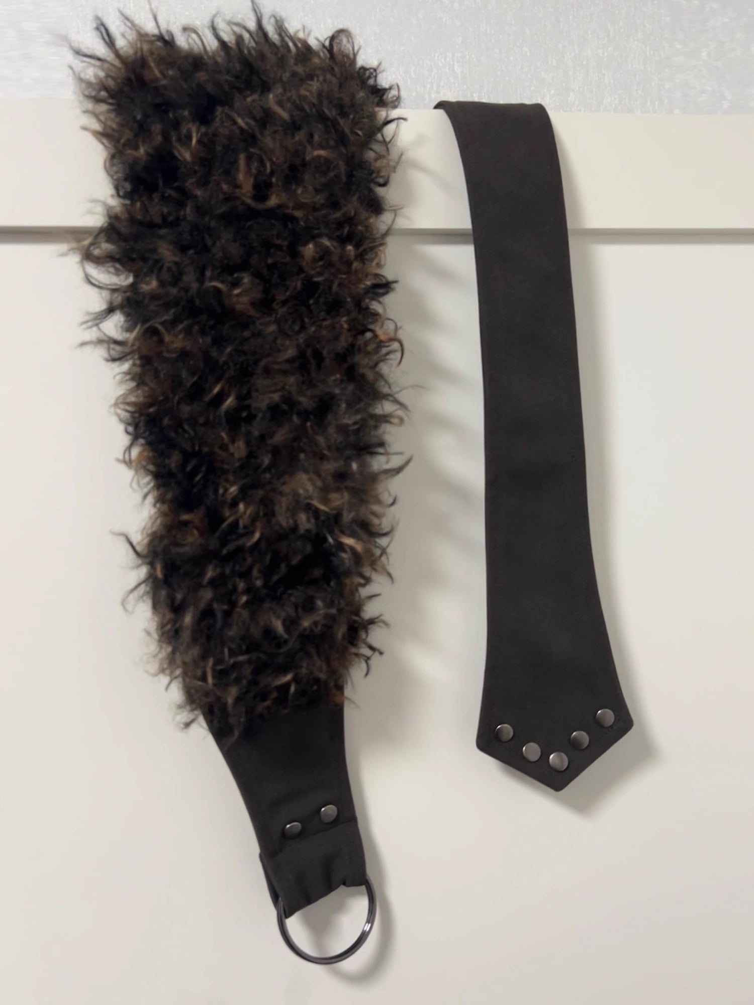 wear_And_tear_Vintage_Two_Tone_Faux_Shearling_Y2k_Studded_Belt_MISSTT