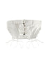 WSW WUSHENWU Angry Diamond Leather Corset Bustier Top Adjustable Straps