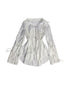 WSW WUSHENWU Moonlight Romance Glitter Waist Top