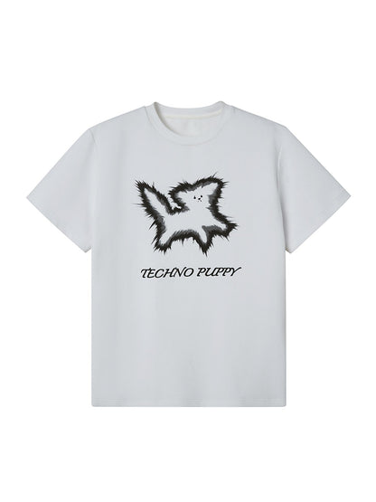 DIDDI MODA Techno Puppy Graphic Tee