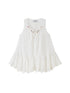 DIDDI MODA Romantic Minimalist Cotton Embroidered Beaded Sundress