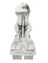 WSW WUSHENWU Sleepy Hollow Punk Cutout Hoodie Dress Set