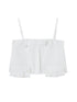 DIDDI MODA Oversized H Silhouette Waistband Short Jumpsuit With Lace Hem