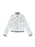 ARIADNAw Industrial Punk Leather Jacket Set Edgy Women Winter Rockwear