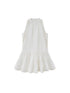 DIDDI MODA Elegant Lace Trimmed Sleeveless A Line Dress