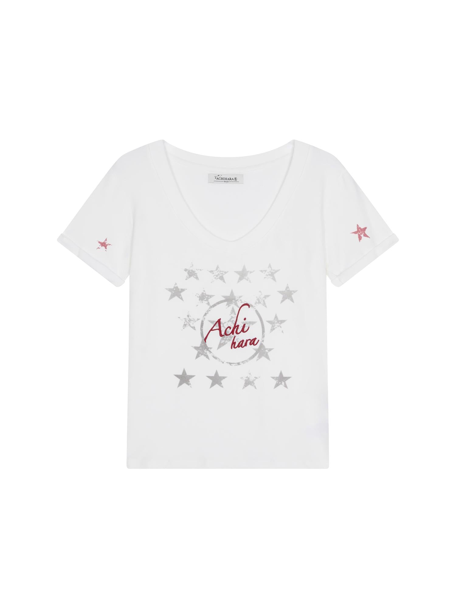 Achihara Slim Fit Short Sleeve T-Shirt For