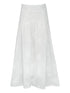 STRIKE A POSE Summer Date Flowy Midi Skirt French Waist Cotton Skirts