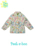 Frufru Gulu Frufru Gulu Dollhouse Print Custom Quilted Winter Jacket Pink Lining