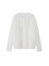 DIDDI MODA Sweet Bow Bear Henley Knit Top