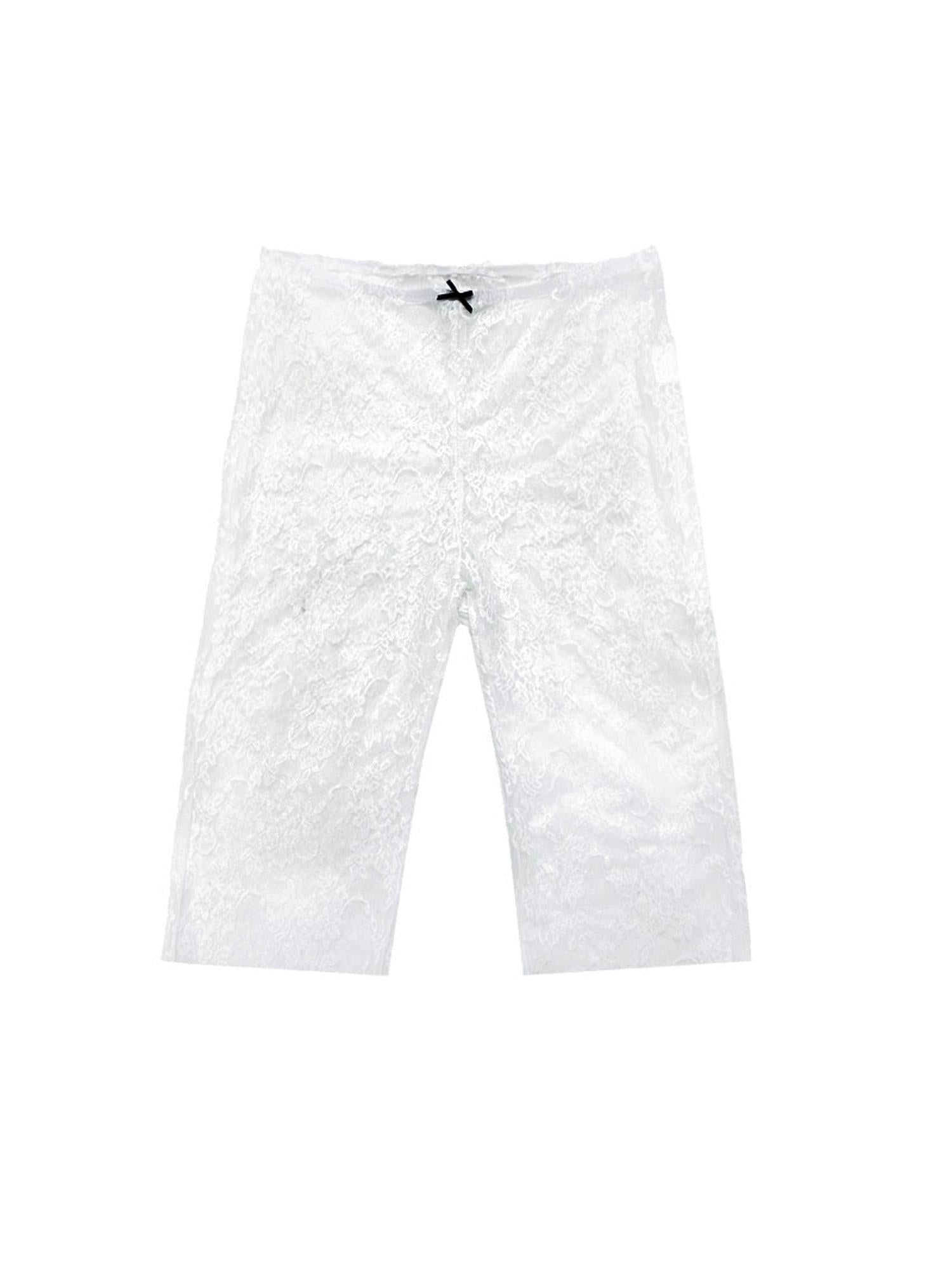 Ttsunami Lace Mesh Layering Ballet 7/8 Leggings With Trim