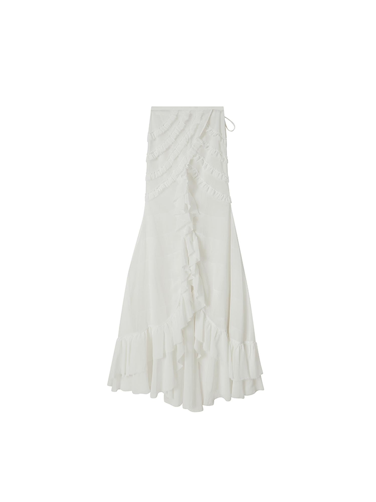 SweetChilling Embroidered Bodycon Waist Sashay Slit Maxi Dresses