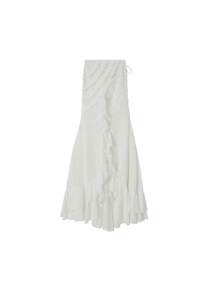 SweetChilling Embroidered Bodycon Waist Sashay Slit Maxi Dresses