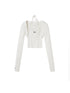 SweetChilling Sexy Knit Tube Top Set With Lace-Up Neckline & Sleeves - Bodysuit