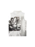 atrandom Sleeveless High Neck Graphic T-Shirt