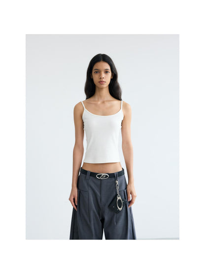 Peoplesense Simple Slim Fit Cotton Spandex Camisole Top