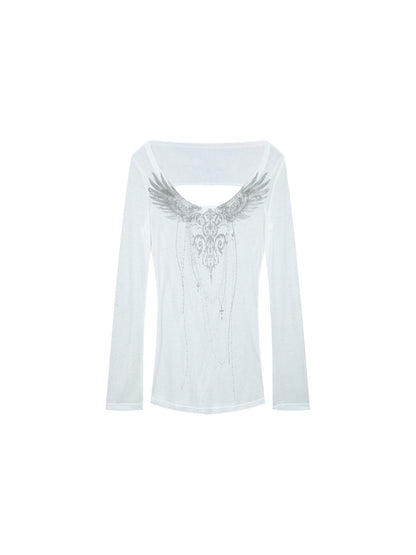 DoublePunch Summer Floral Print Slim Long Sleeve Sunshirt T-Shirt
