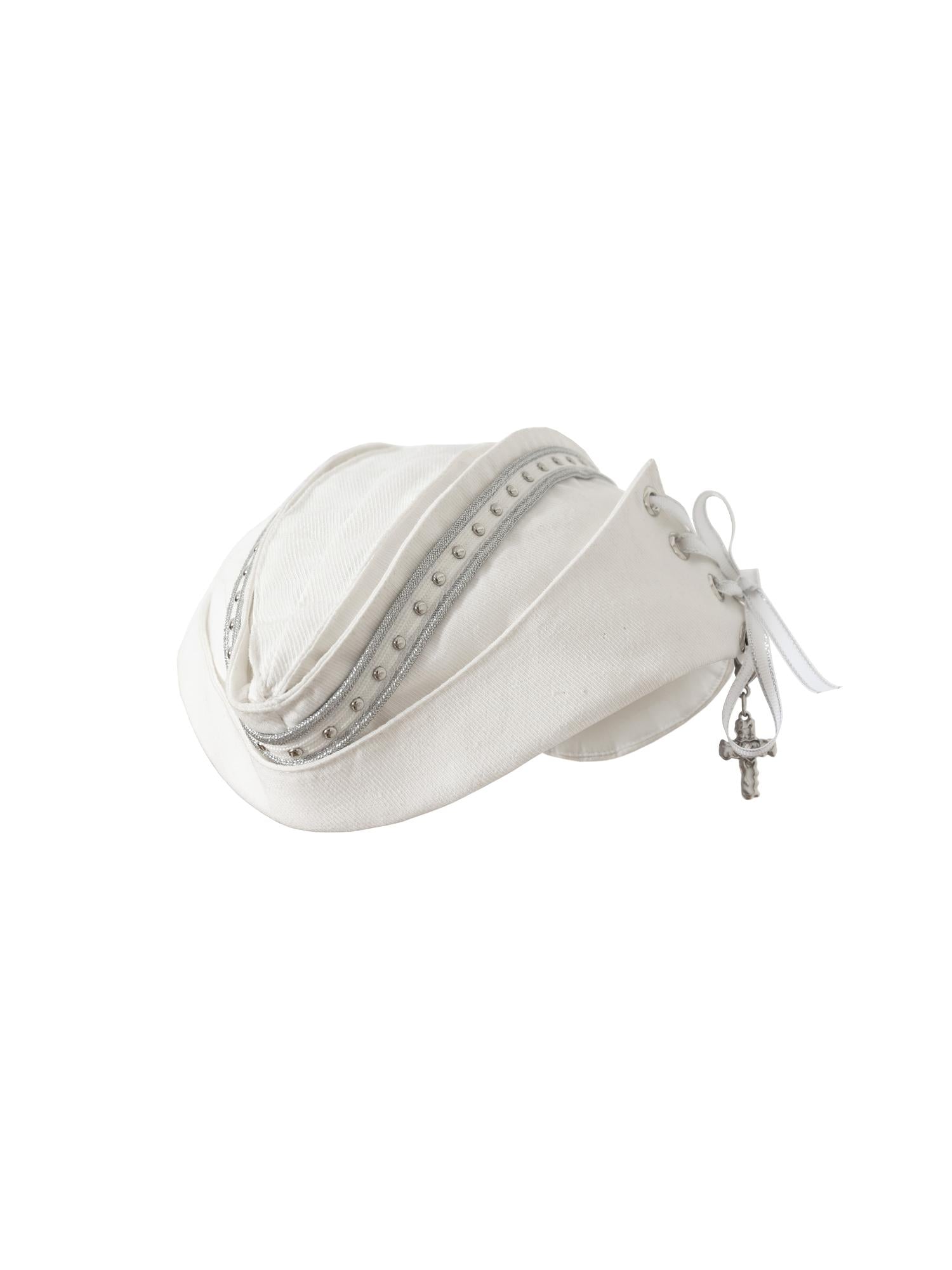 NO ROMANCE Punk Navy Retro Sailor Cap With Striped Design Boat Hat