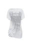 Punk Knit Sleeveless Tee With Digital Print T-Shirt