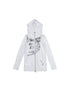 ARIADNAw Punk Print Hooded Sweatshirt Spring Women Long Sleeve Top